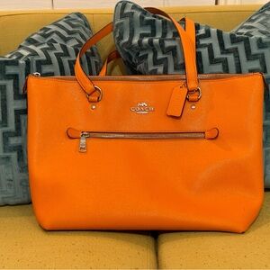 Coach City Tote Bag (Tangerine)